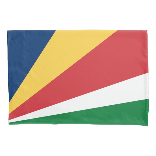 Seychellen-Flagge Kissenbezug (Vorderseite)