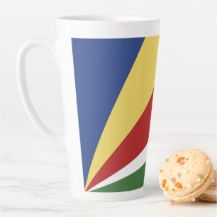Seychellen-Flagge Milchtasse