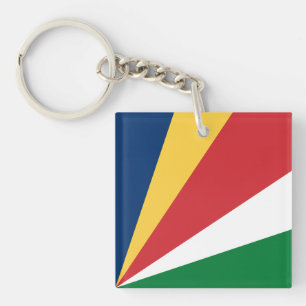 Seychellen-Flagge Schlüsselanhänger