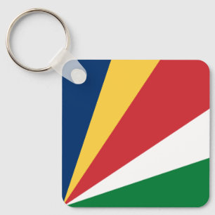 Seychellen-Flagge Schlüsselanhänger