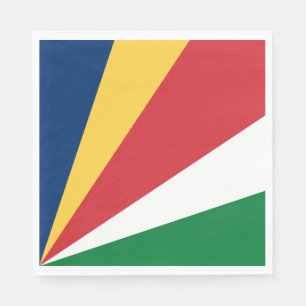 Seychellen-Flagge Serviette