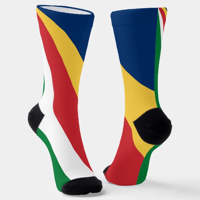 Seychellen-Flagge Socken (Gewinkelt)