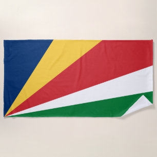 Seychellen-Flagge Strandtuch