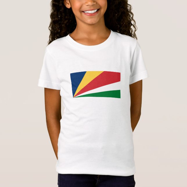 Seychellen-Flagge T-Shirt (Vorderseite)