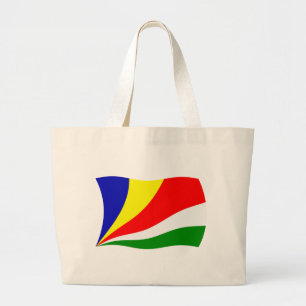 Seychellen-Flagge-Tragetasche Jumbo Stoffbeutel