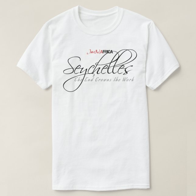 Seychellen glätten - Licht T-Shirt (Design vorne)