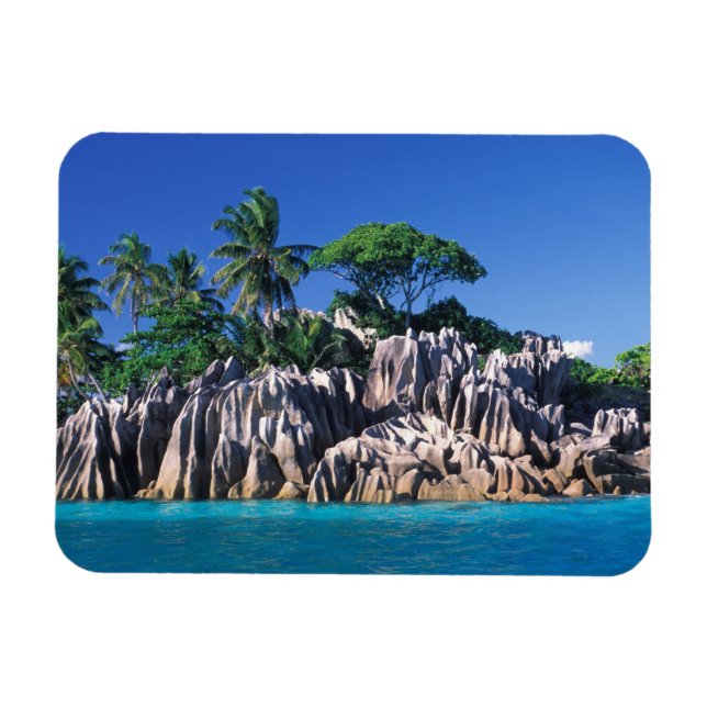 Seychellen. Ilot St. Pierre (bei Praslin) Magnet (Horizontal)