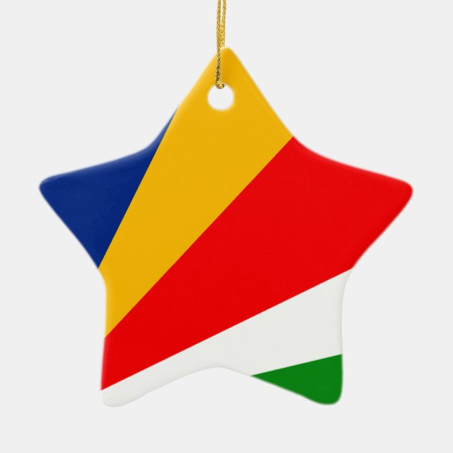 Seychellen Keramik Ornament (Vorne)