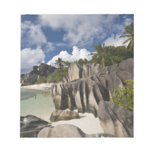 Seychellen, La Digue Insel, L'Union Estate Notizblock
