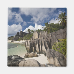 Seychellen, La Digue Island, L'Gewerkschaft Anwese Magnet