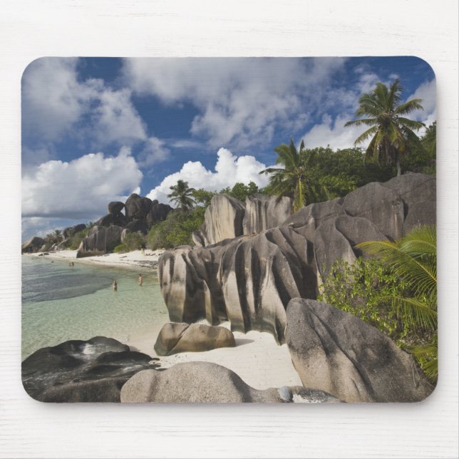 Seychellen, La Digue Island, L'Gewerkschaft Anwese Mousepad (Vorne)