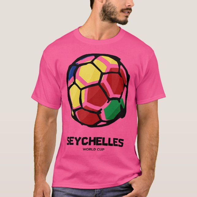 Seychellen Landesflagge T-Shirt (Vorderseite)