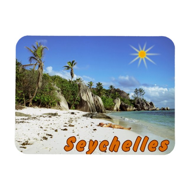Seychellen Magnet (Horizontal)