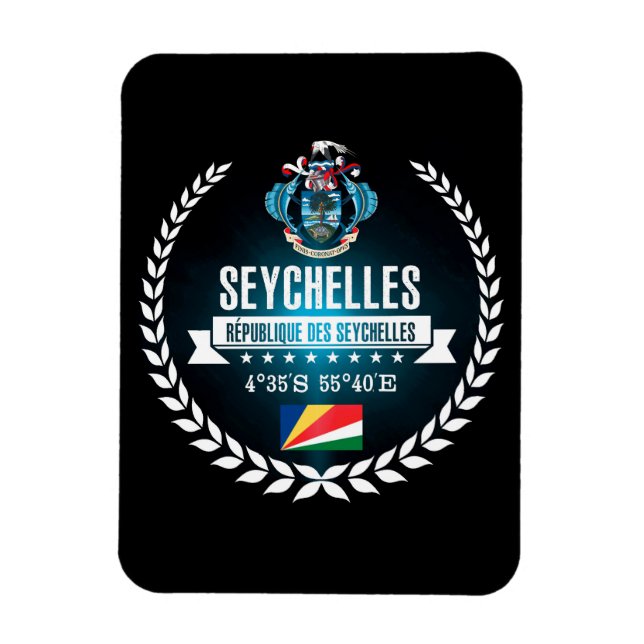 Seychellen Magnet (Vertikal)