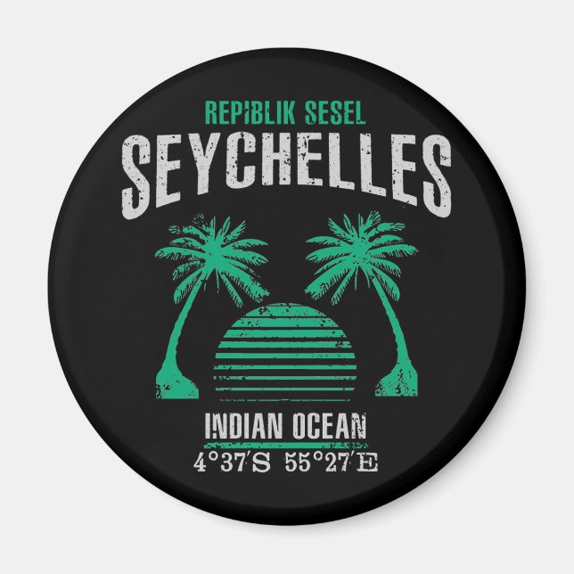 Seychellen Magnet (Vorne)