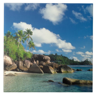 Seychellen, Mahe-Insel, Lazare Bay Fliese