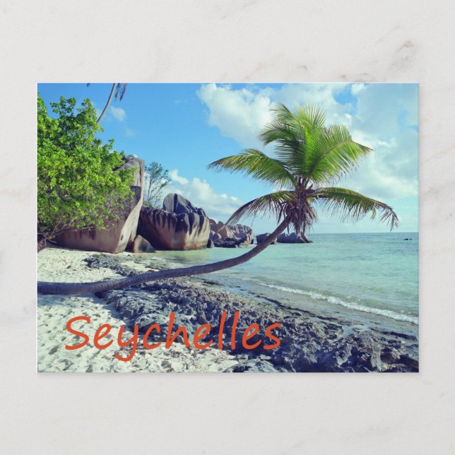Seychellen Postkarte (Vorderseite)