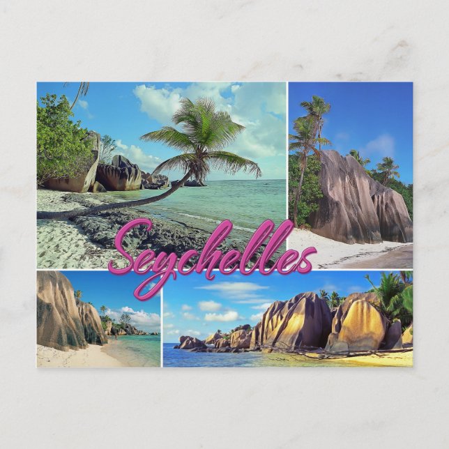 Seychellen Postkarte (Vorderseite)