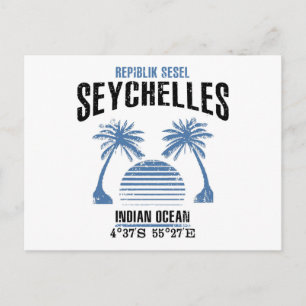 Seychellen Postkarte