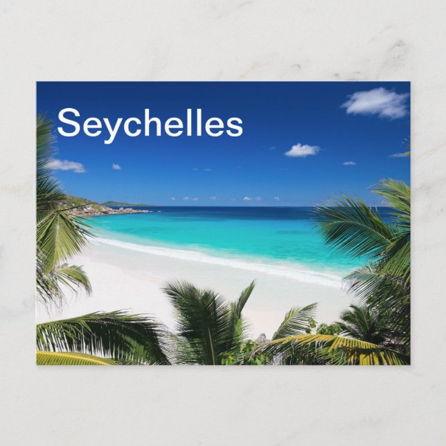 Seychellen Postkarte (Vorderseite)