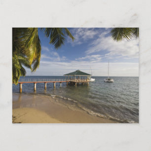 Seychellen, Praslin-Insel, Anse Bois de Rose, Postkarte