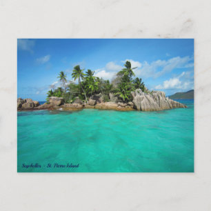 Seychellen, Praslin - Tropeninsel - Foto Postkarte