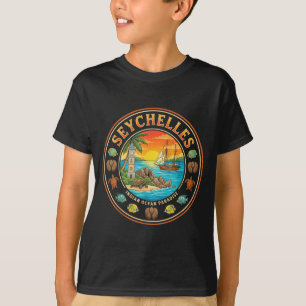 Seychellen Rundreise Souvenir Stadt Wahrzeichen T-Shirt