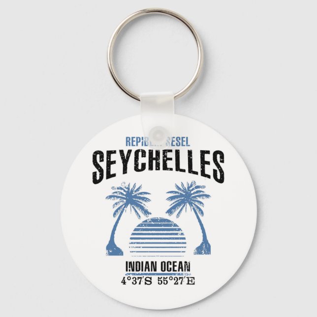 Seychellen Schlüsselanhänger (Vorderseite)