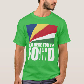 Seychellen Souvenir Lebensmittel Reise Mädchen T-Shirt