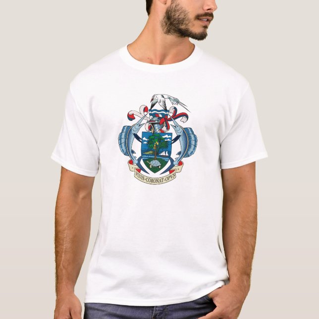 Seychellen-Wappen T - Shirt (Vorderseite)
