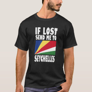 Seychelles Flag Design Wenn verloren geht schicken T-Shirt