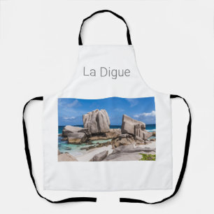 Seychelles La Digue Anse Marron Beach Vintag Schürze
