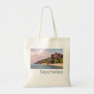 Seychelles La Digue Vintag Sunset Holiday Geschenk Tragetasche