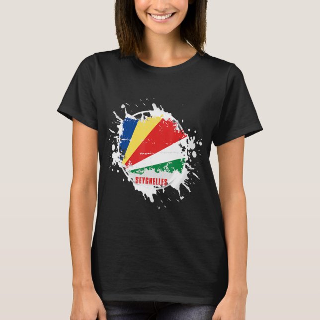 Seychelles Splash T-Shirt (Vorderseite)