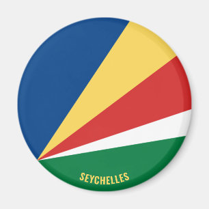 Seychellische Flagge Bezauberndes Patriotisches Magnet