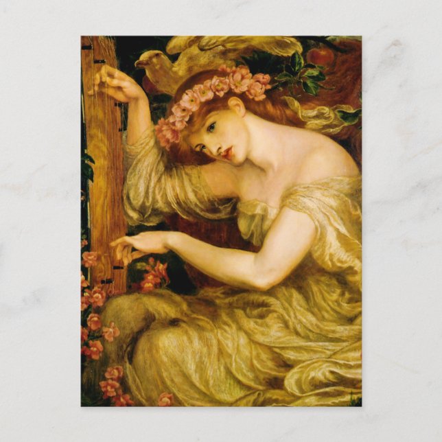 Sezauber von Dante Gabriel Rossetti Postkarte (Vorderseite)