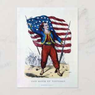Sezessionskrieg New York Zouaves Postkarte