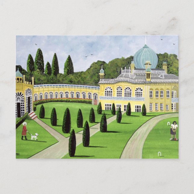 Sezincote Gloucestershire 1991 Postkarte (Vorderseite)