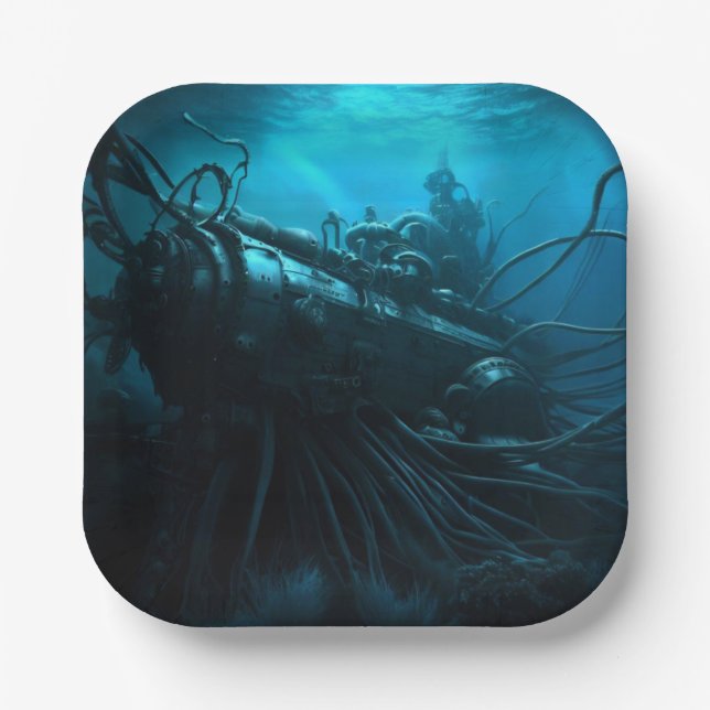 SF - 20.000 Ligen 2 Pappteller (Vorderseite)