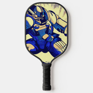 SF Anime Hero - Holzschnitt (4) Pickleball Schläger