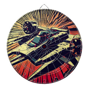 SF Anime Starfighter - Holzschnitt (1) Dartscheibe
