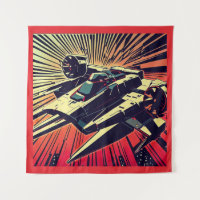 SF - Anime Starfighter Woodcut 1