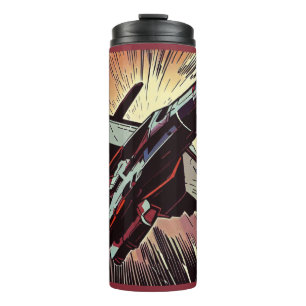 SF - Anime Starfighter Woodcut 2 Thermosbecher