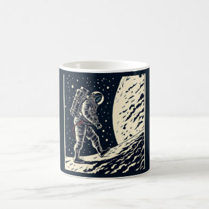 SF - Astronaut auf dem Waldrand 1 Kaffeetasse