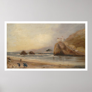 SF Beach, Siegel Rock und Cliff House (1166) Poster