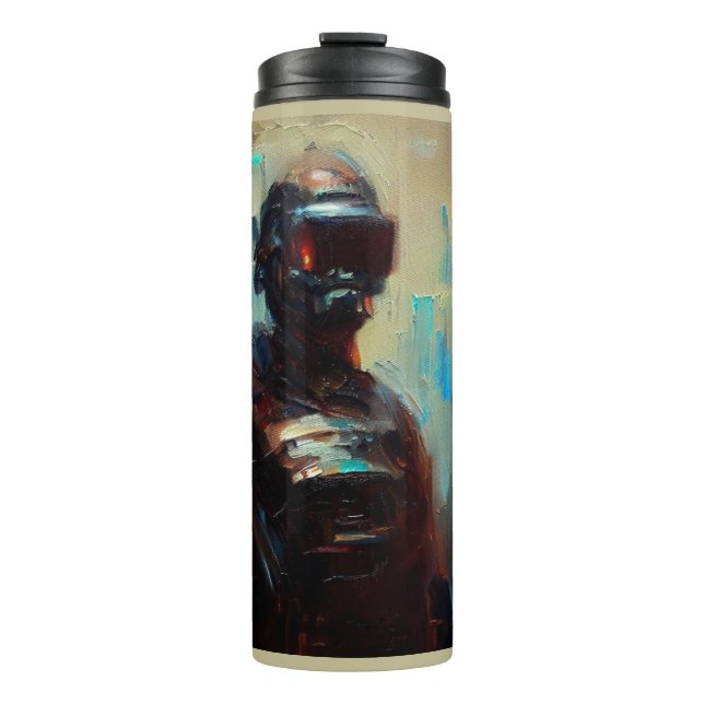 SF - Cyberpunk Hero 1 Thermosbecher (Vorderseite)