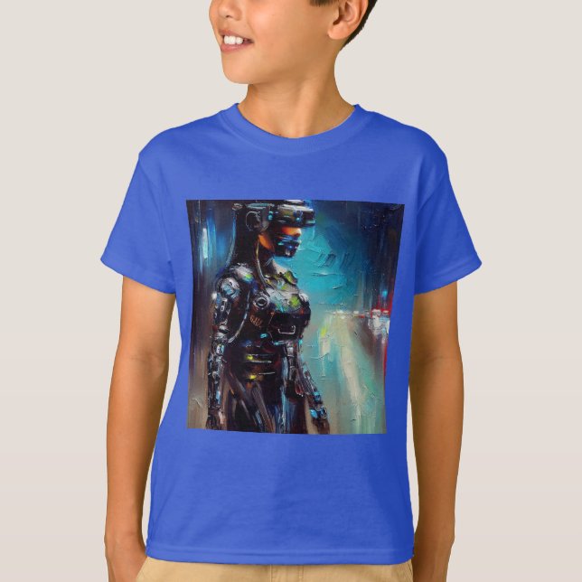 SF - Cyberpunk Hero 2 T-Shirt (Vorderseite)
