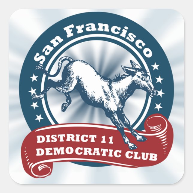 SF D11 Dems Sticker (Vorderseite)