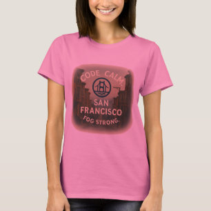 SF Frauen T-Shirt Code Calm Fog Strong Poetic City