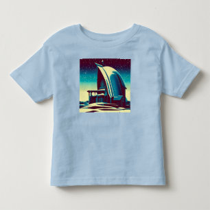 SF Futuristische Kirche 1 Kleinkind T-shirt